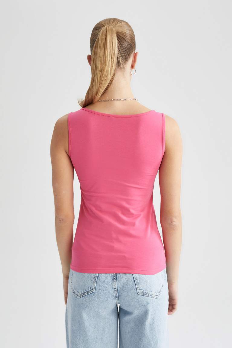 Slim Fit Bisiklet Yaka Atlet
