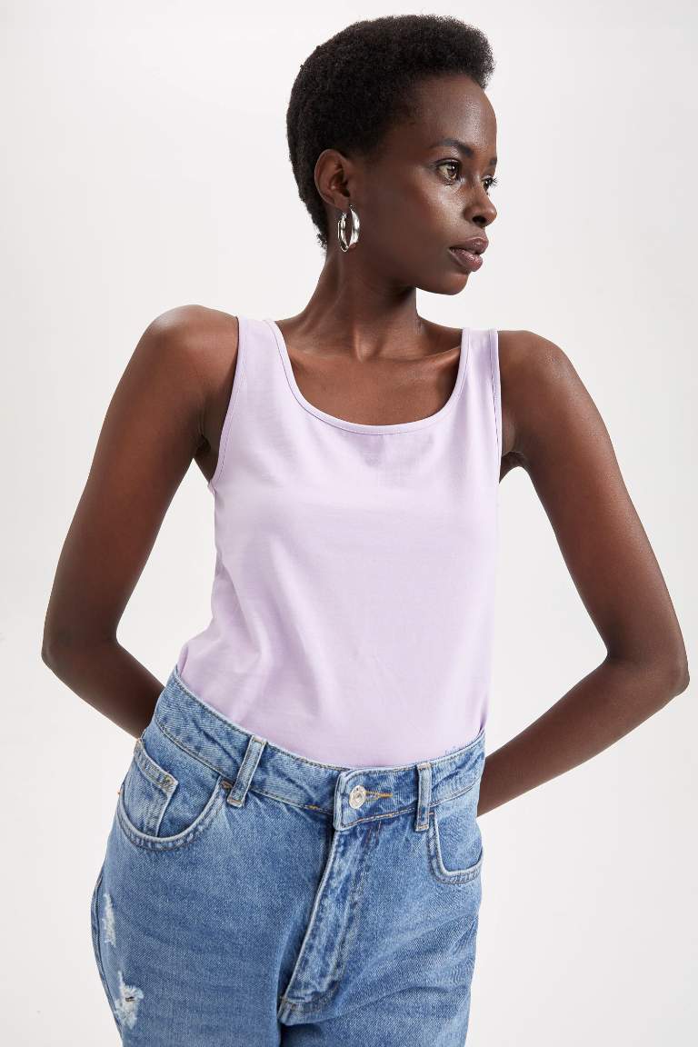 Slim Fit Bisiklet Yaka Atlet