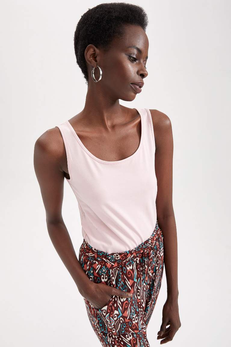 Slim Fit Bisiklet Yaka Atlet