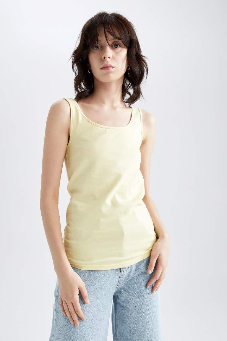 Slim Fit Bisiklet Yaka Atlet