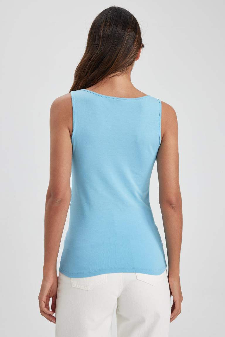 Slim Fit Bisiklet Yaka Atlet