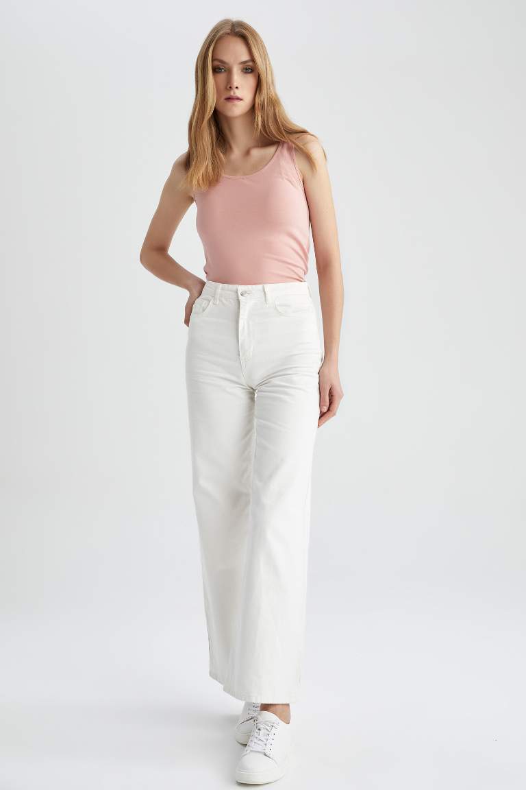 Slim Fit Bisiklet Yaka Atlet