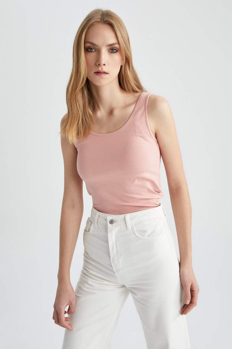 Slim Fit Bisiklet Yaka Atlet