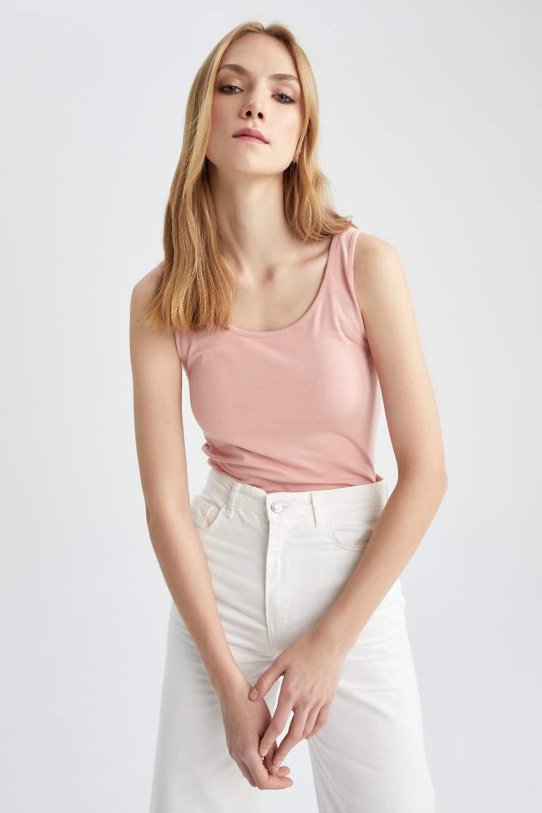 Slim Fit Bisiklet Yaka Atlet