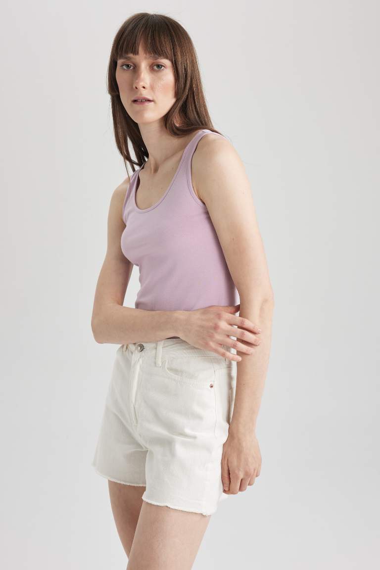 Slim Fit Bisiklet Yaka Atlet