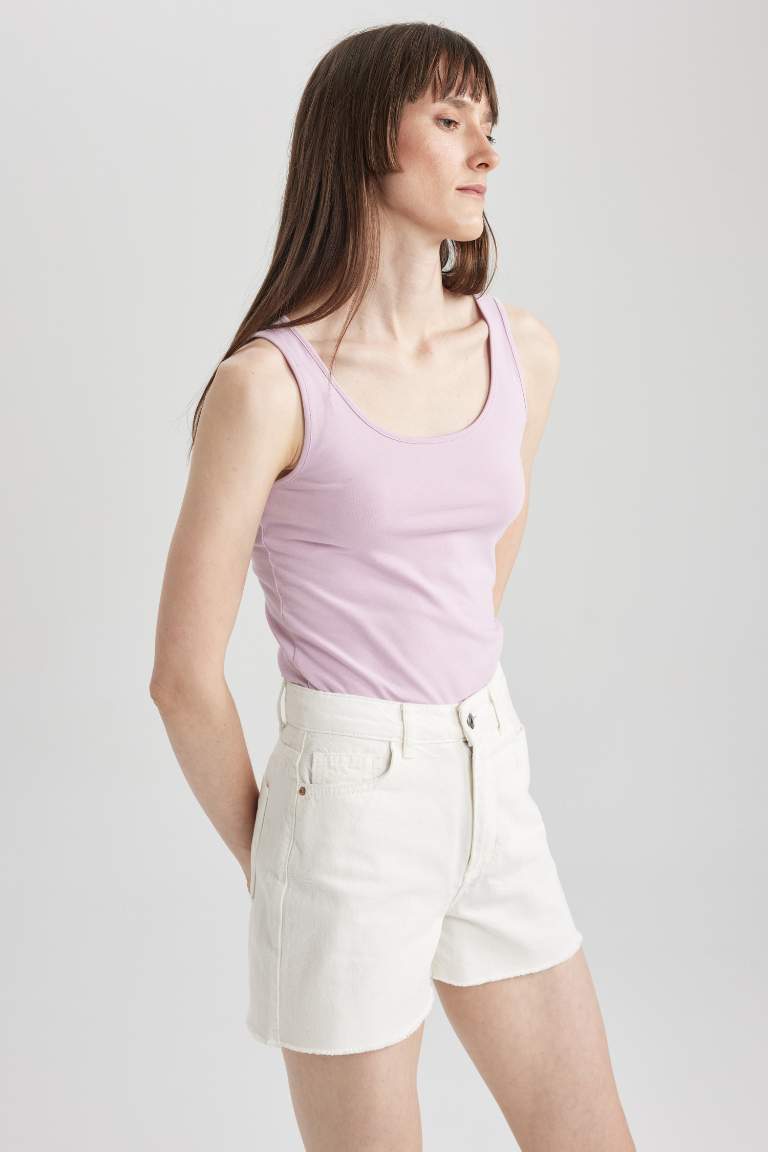Slim Fit Bisiklet Yaka Atlet