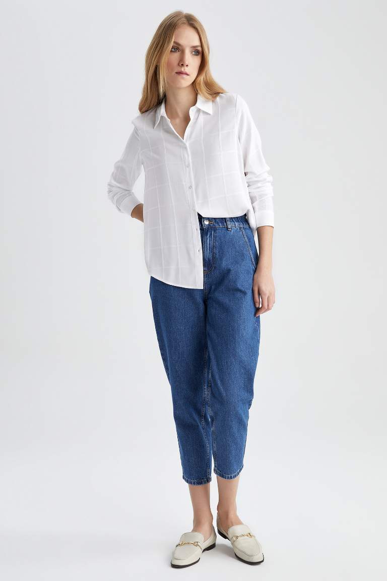 Regular Fit Basic Uzun Kollu Gömlek
