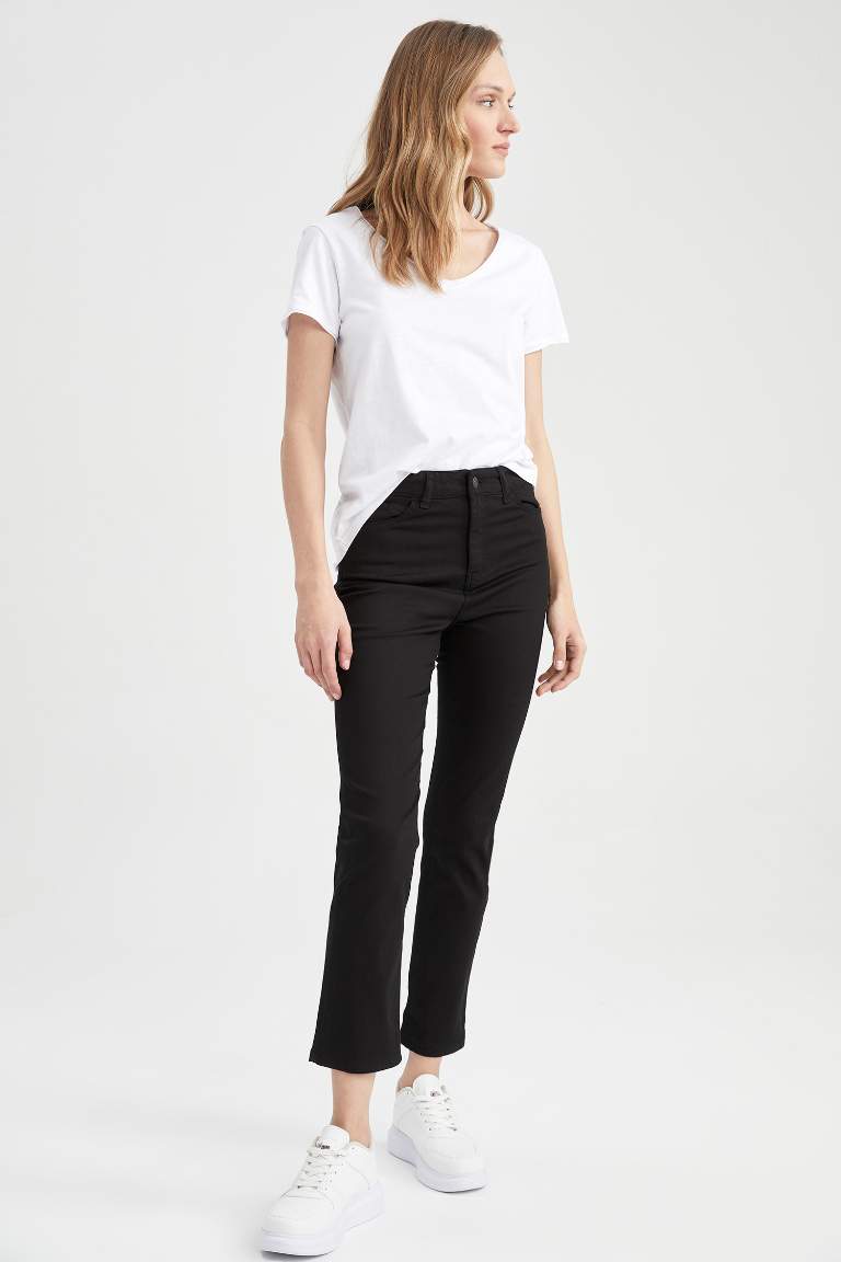 Carmela Slim Fit Gabardin Pantolon