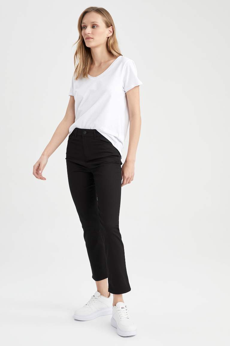 Carmela Slim Fit Gabardin Pantolon
