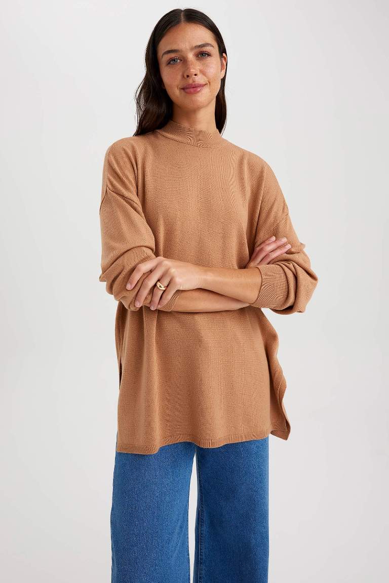 Relax Fit Yarım Balıkçı Yaka Tunik