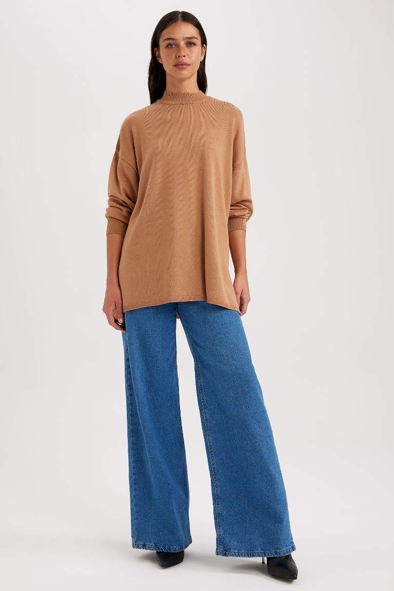 Relax Fit Yarım Balıkçı Yaka Tunik