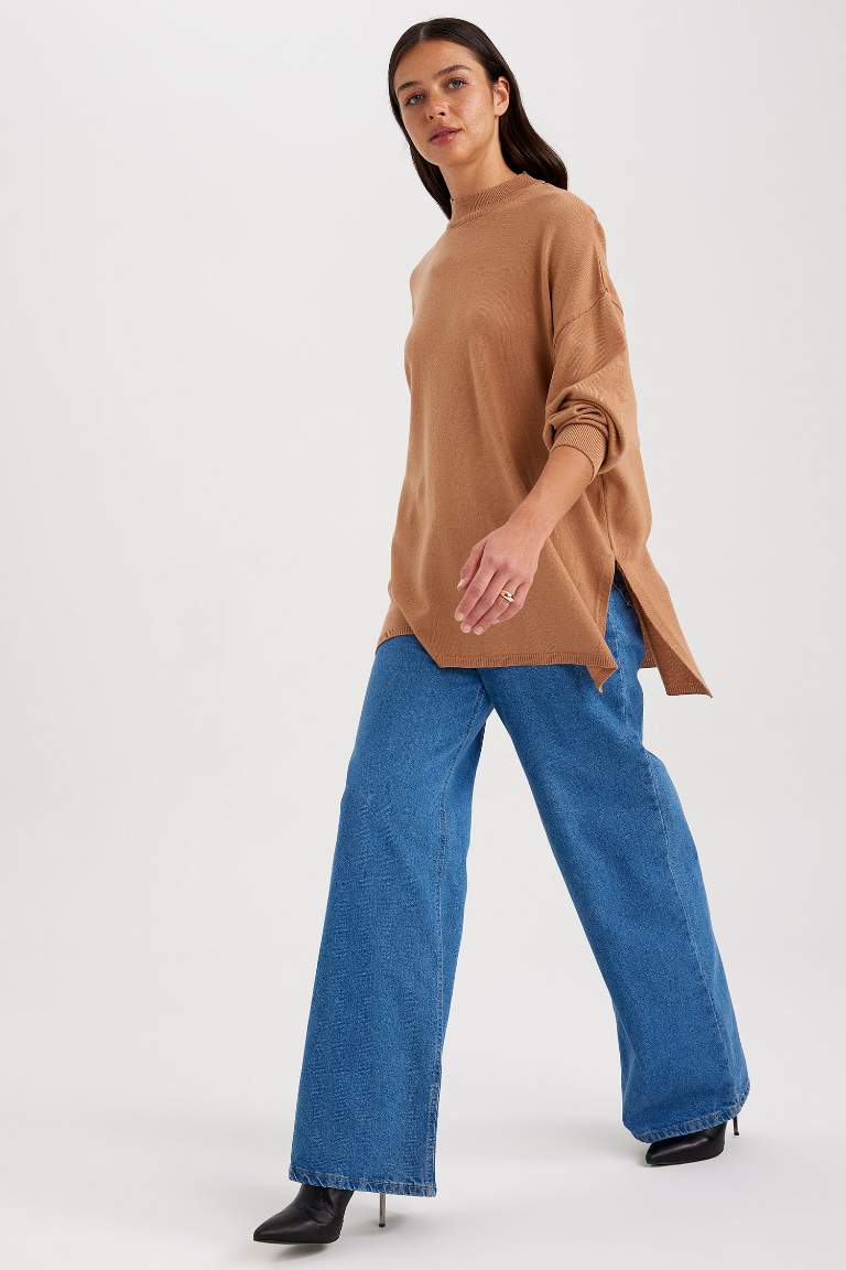 Relax Fit Yarım Balıkçı Yaka Tunik