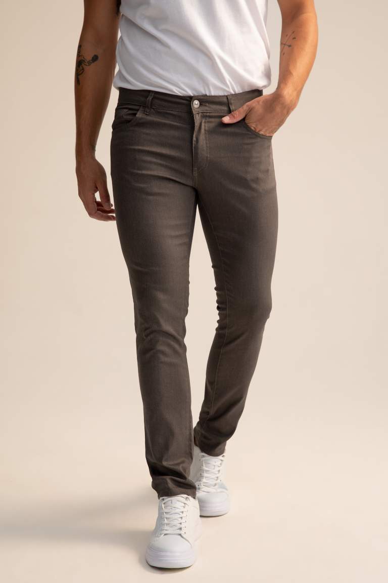 Slim Fit Chino Kanvas Pantolon
