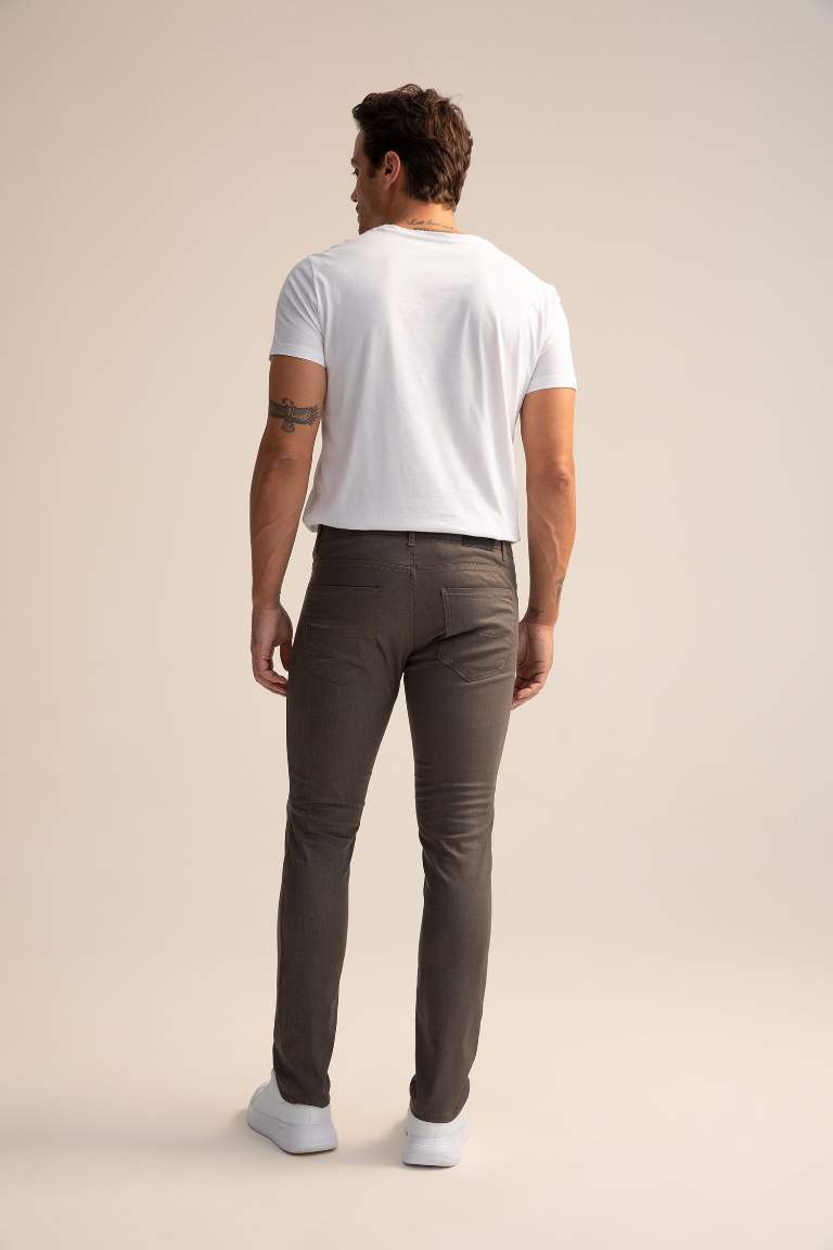 Slim Fit Chino Kanvas Pantolon