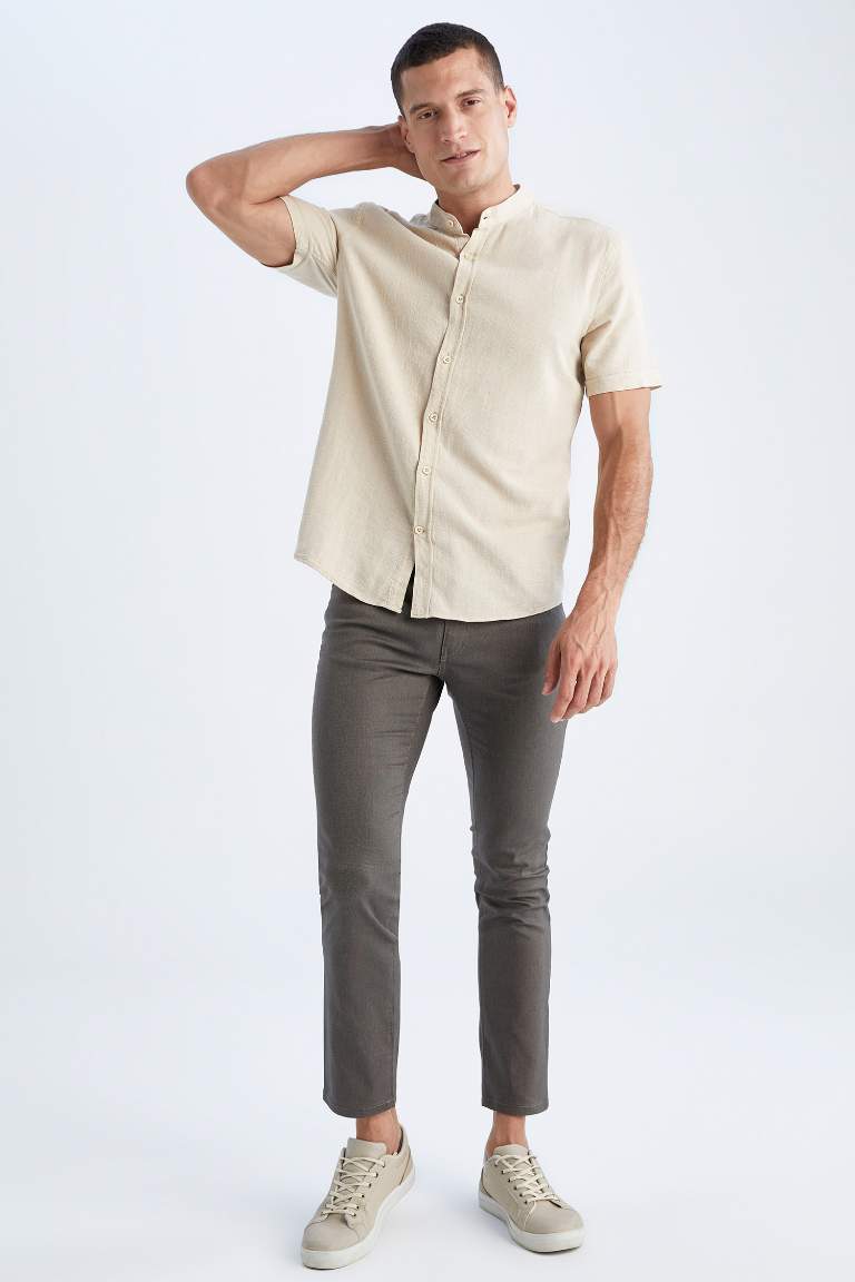 Slim Fit Chino Kanvas Pantolon