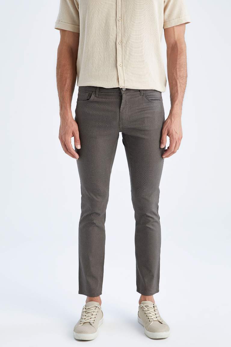 Slim Fit Chino Kanvas Pantolon
