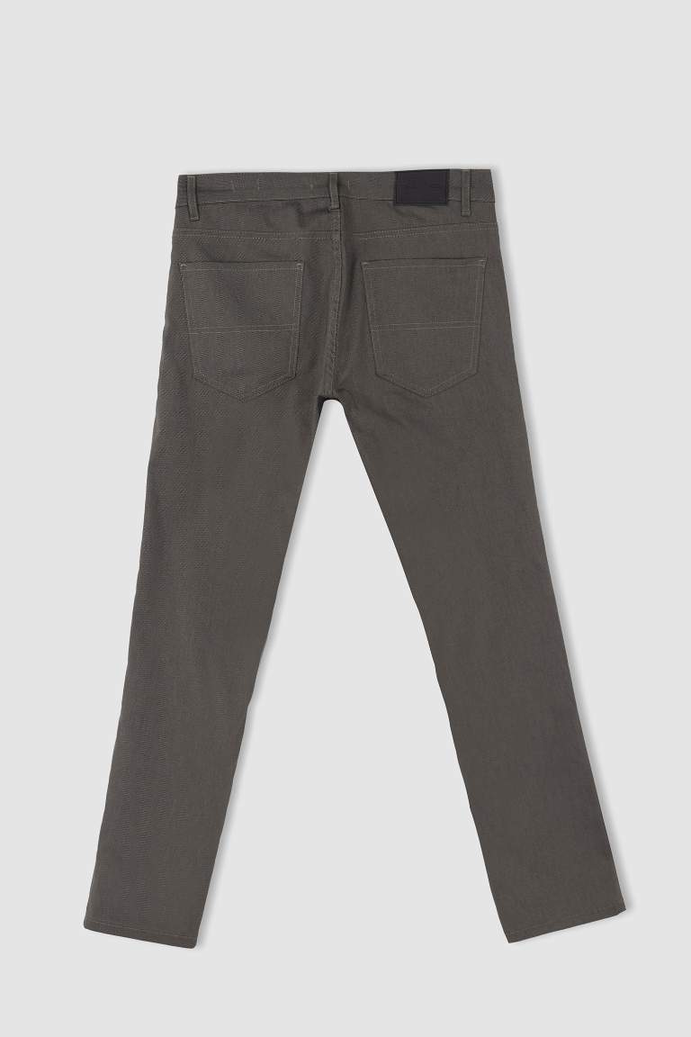 Slim Fit Chino Kanvas Pantolon