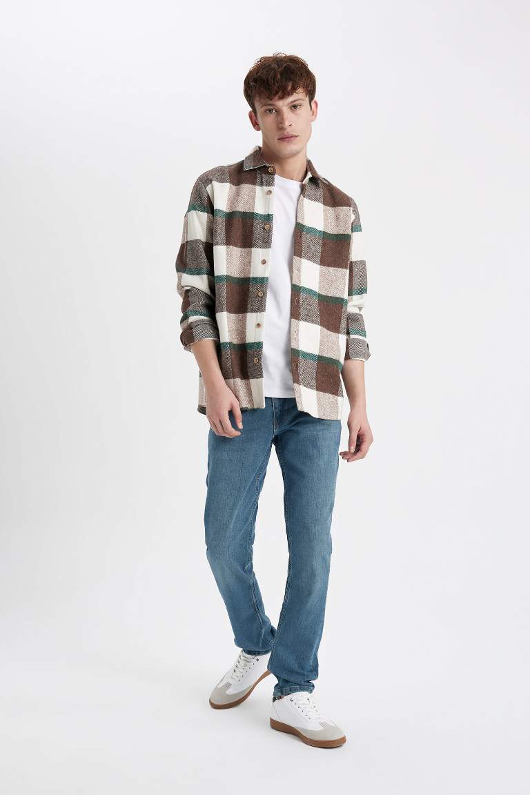 Pedro Slim Fit Dar Kalıp Normal Bel Dar Paça Jean Pantolon
