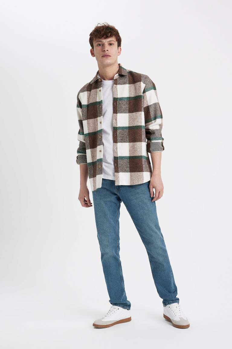 Pedro Slim Fit Dar Kalıp Normal Bel Dar Paça Jean Pantolon