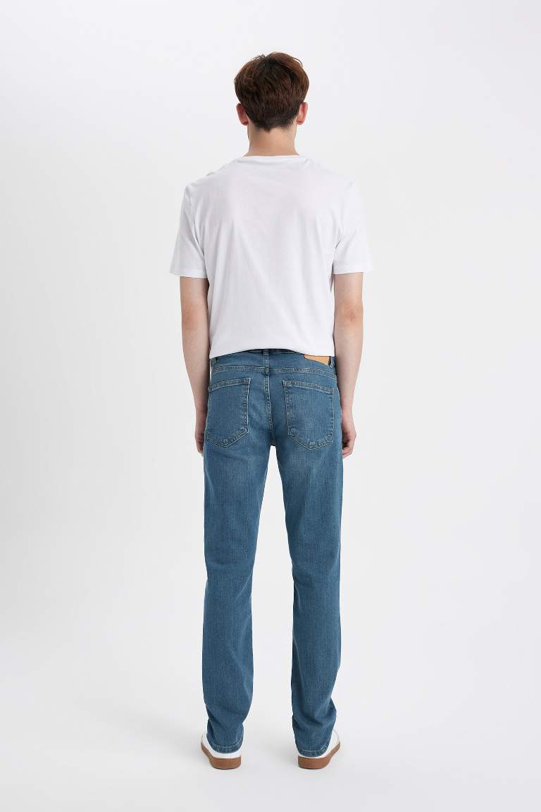 Pedro Slim Fit Dar Kalıp Normal Bel Dar Paça Jean Pantolon
