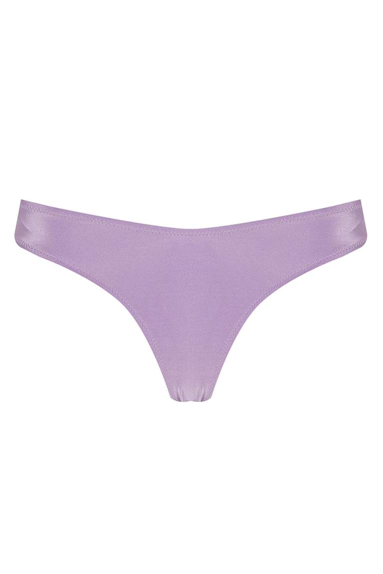 Purple Woman Regular Fit Bikini Bottom Defacto