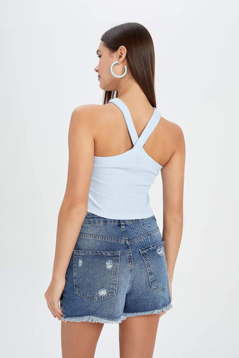 Coool Fitted Halter Yaka Atlet