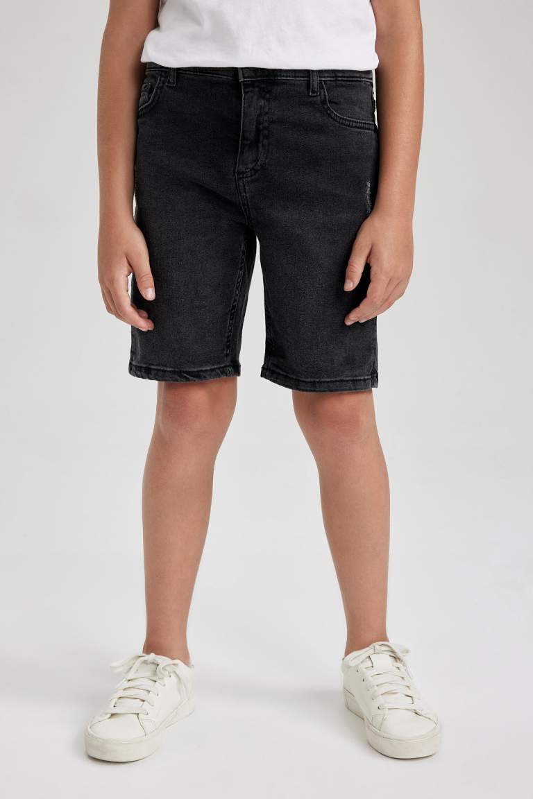 Erkek Çocuk Jean Bermuda