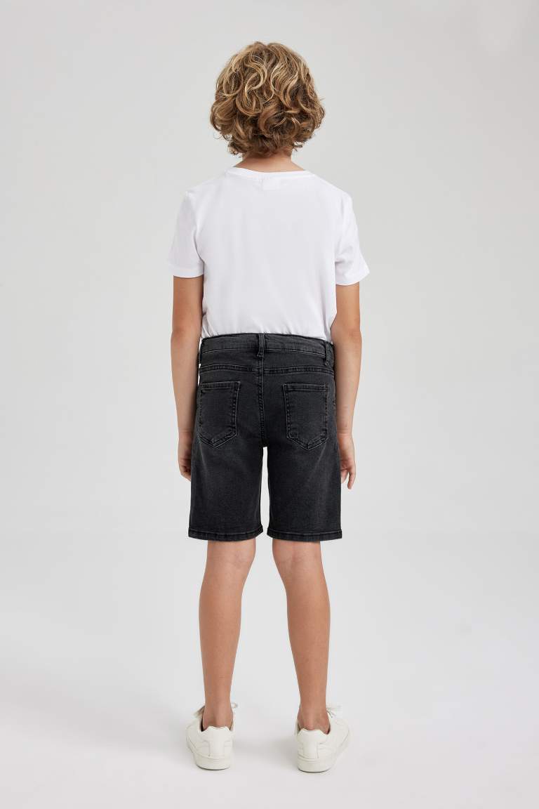 Erkek Çocuk Jean Bermuda