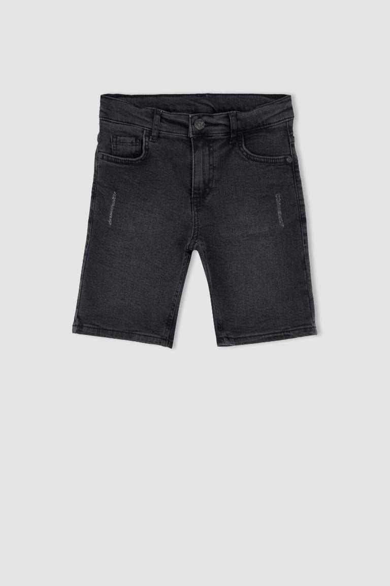 Erkek Çocuk Jean Bermuda