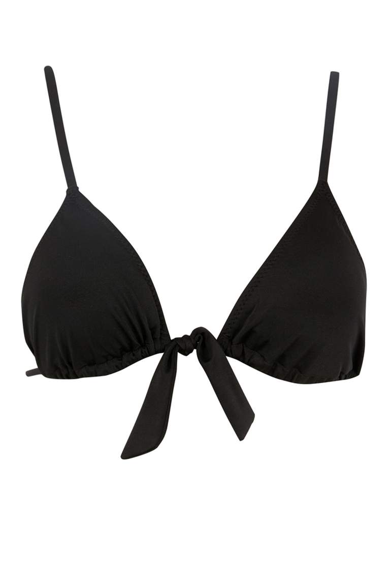 Black Woman Regular Fit Bikini Top Defacto