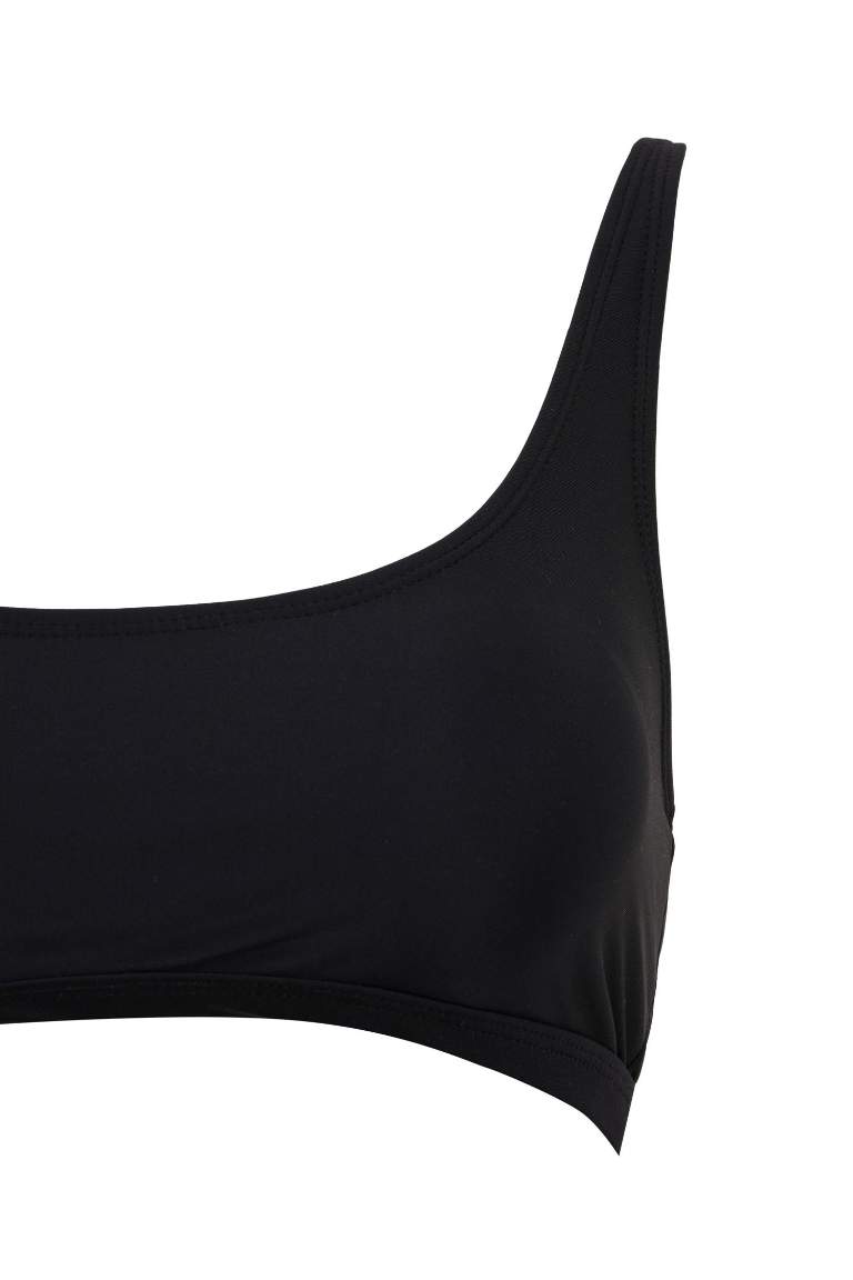 Black Woman Fall In Love Regular Fit Bikini Top Defacto