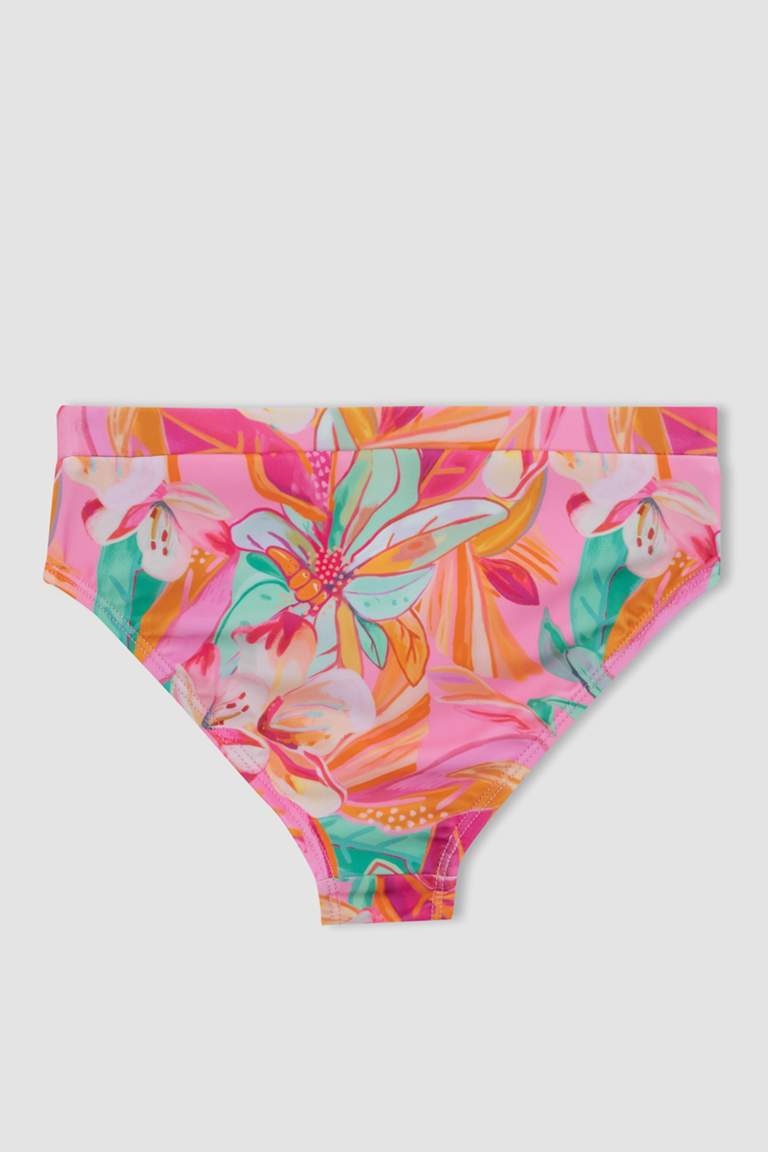 Pembe Kız Çocuk Genç Kız Kız Çocuk Desenli Bikini Takımı 2772000