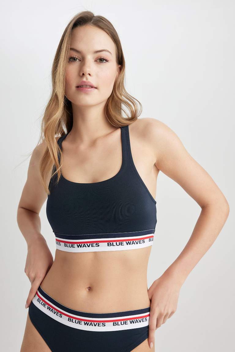 Navy Woman Defacto Fit Bikini Top Defacto