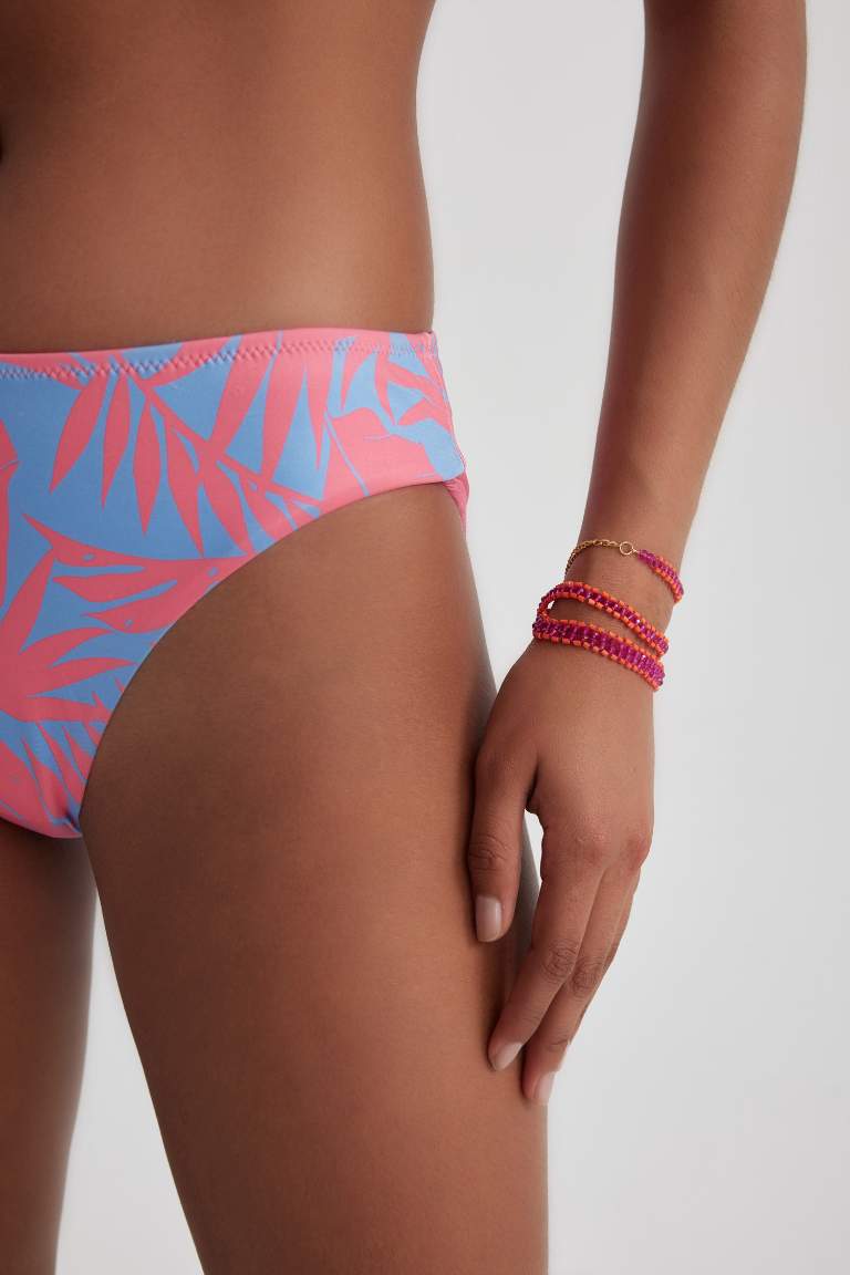 Pembe Kadın DeFactoFit Desenli Bikini Altı 2813203 DeFacto