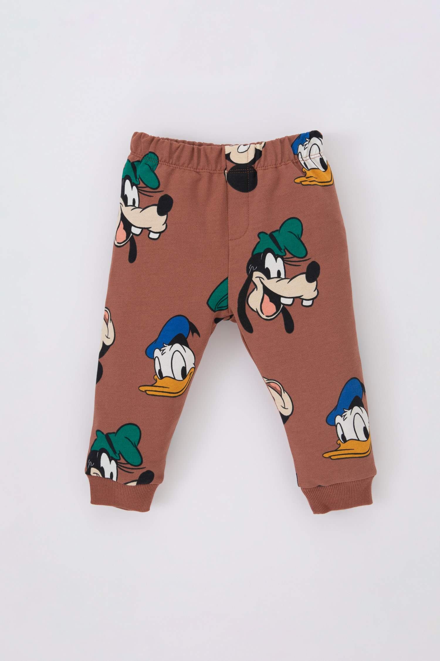 Brown Baby Boy Piece Regular Fit Crew Neck Mickey Minnie Licensed