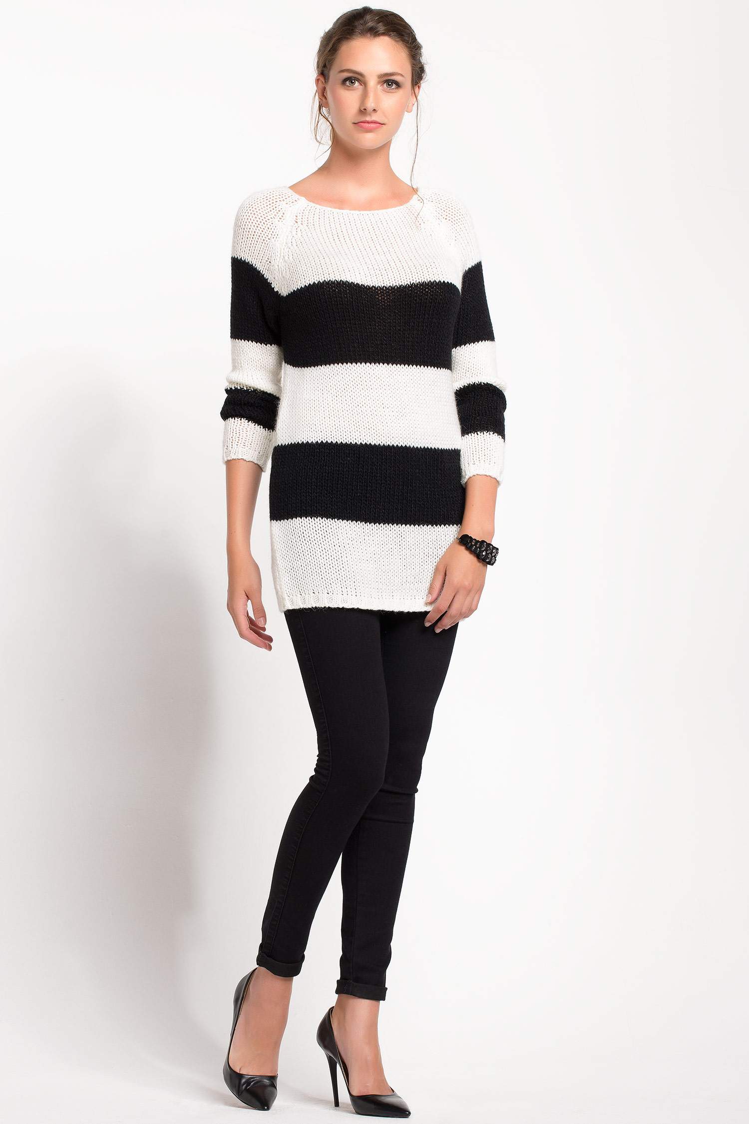 Defacto Çizgili Kazak. 2 Defacto Çizgili Kazak. 2