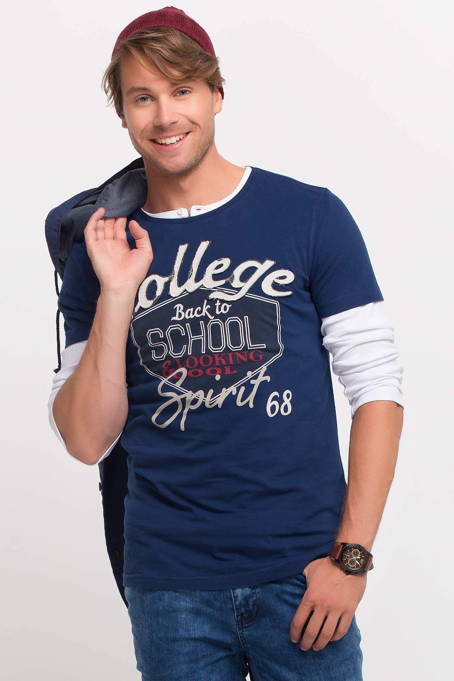 Defacto Nakış Detaylı T-shirt. 1 Defacto Nakış Detaylı T-shirt. 1