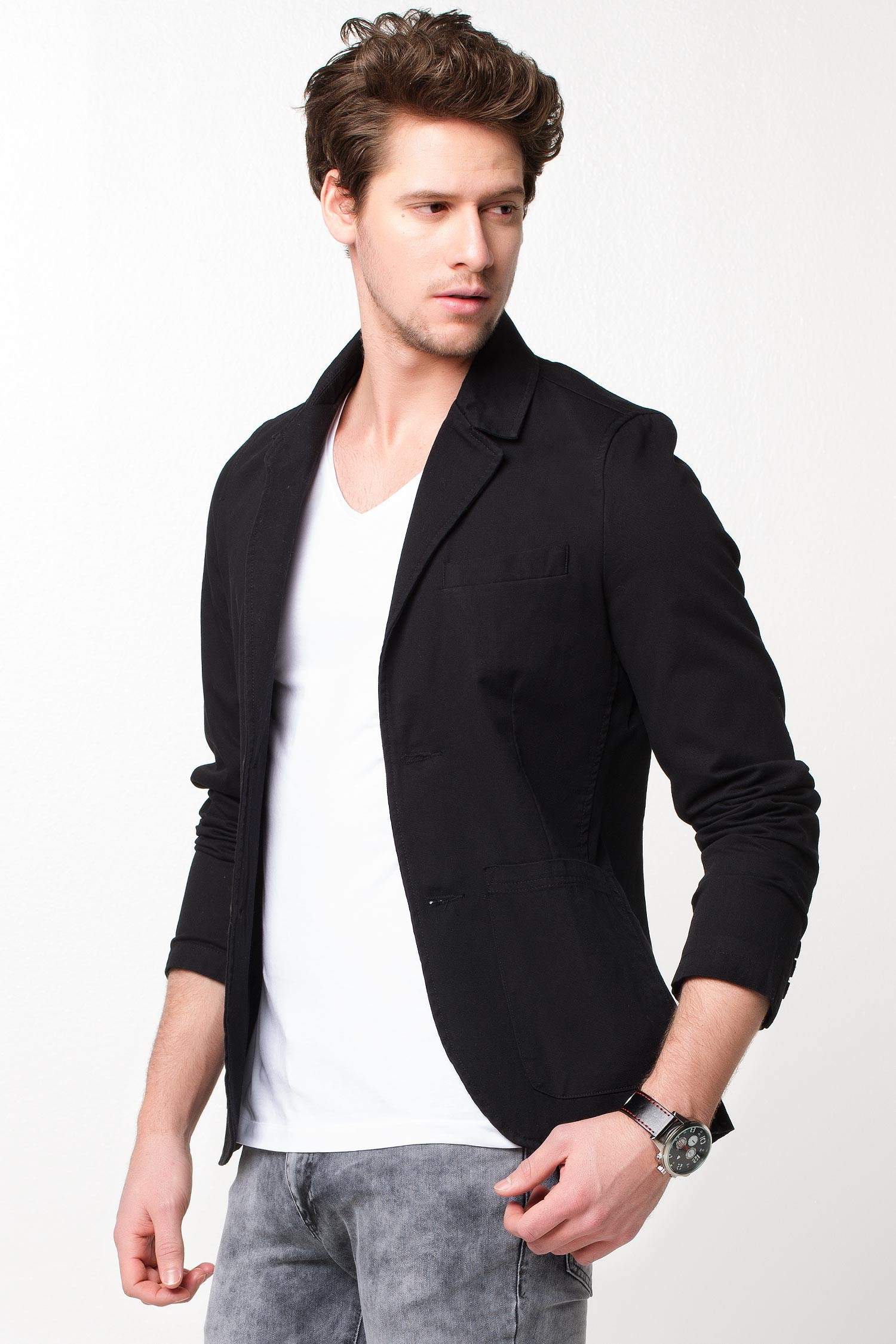 Defacto Dar Kesim Blazer Ceket. 1 Defacto Dar Kesim Blazer Ceket. 1