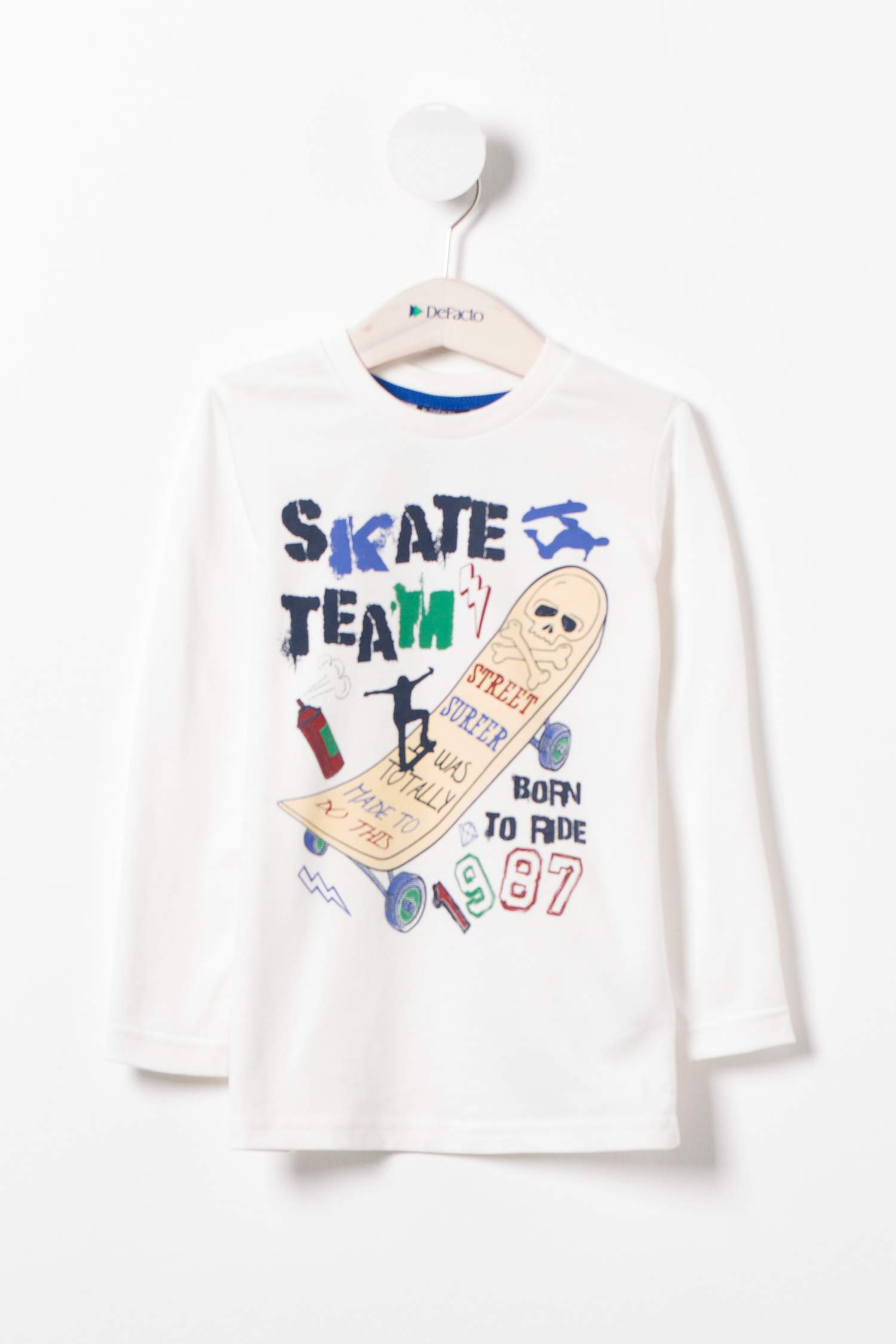 Defacto Baskılı Erkek Çocuk T-shirt. 1 Defacto Baskılı Erkek Çocuk T-shirt. 1
