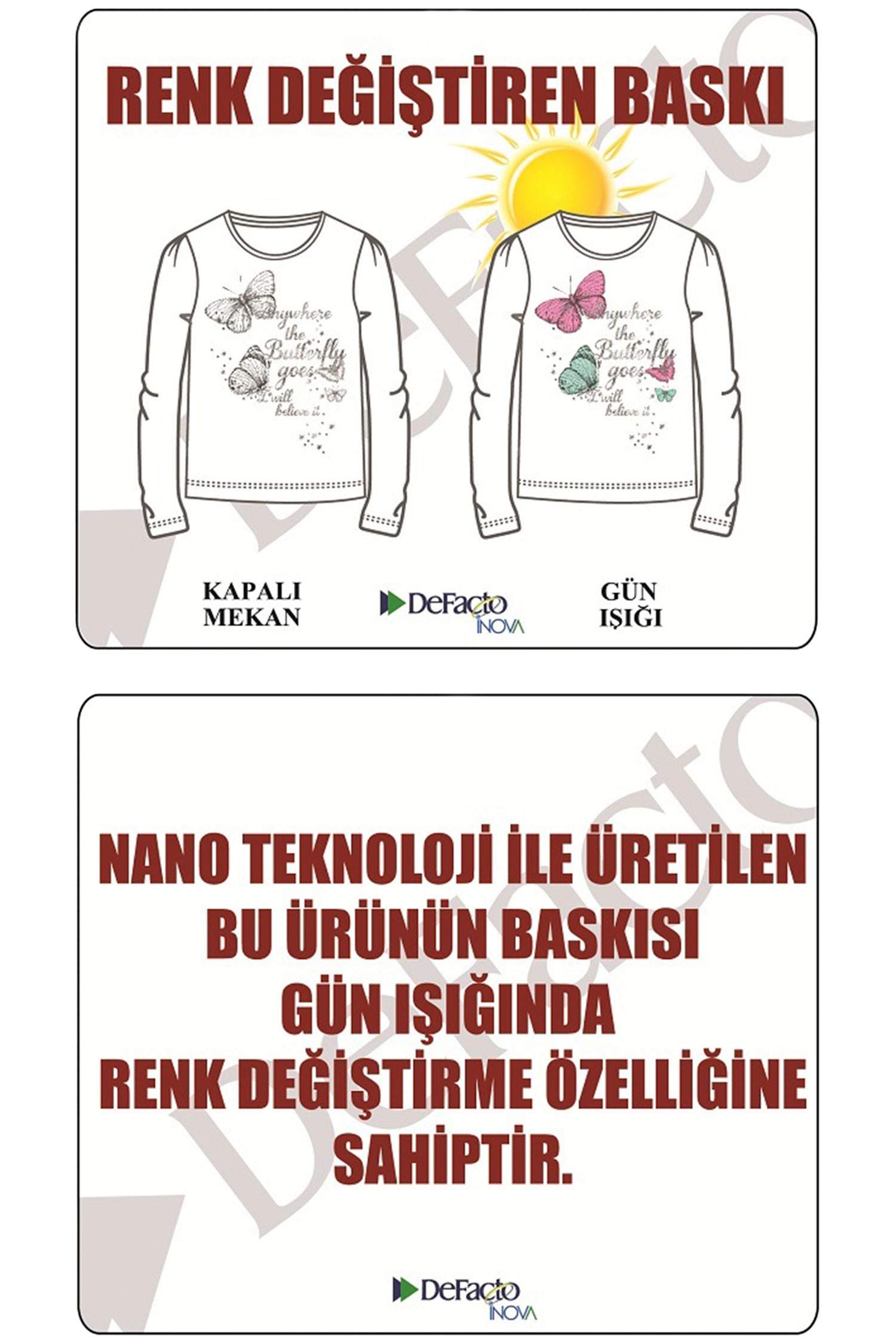 Defacto Renk Değiştiren Baskılı Genç Kız Body. 4 Defacto Renk Değiştiren Baskılı Genç Kız Body. 4