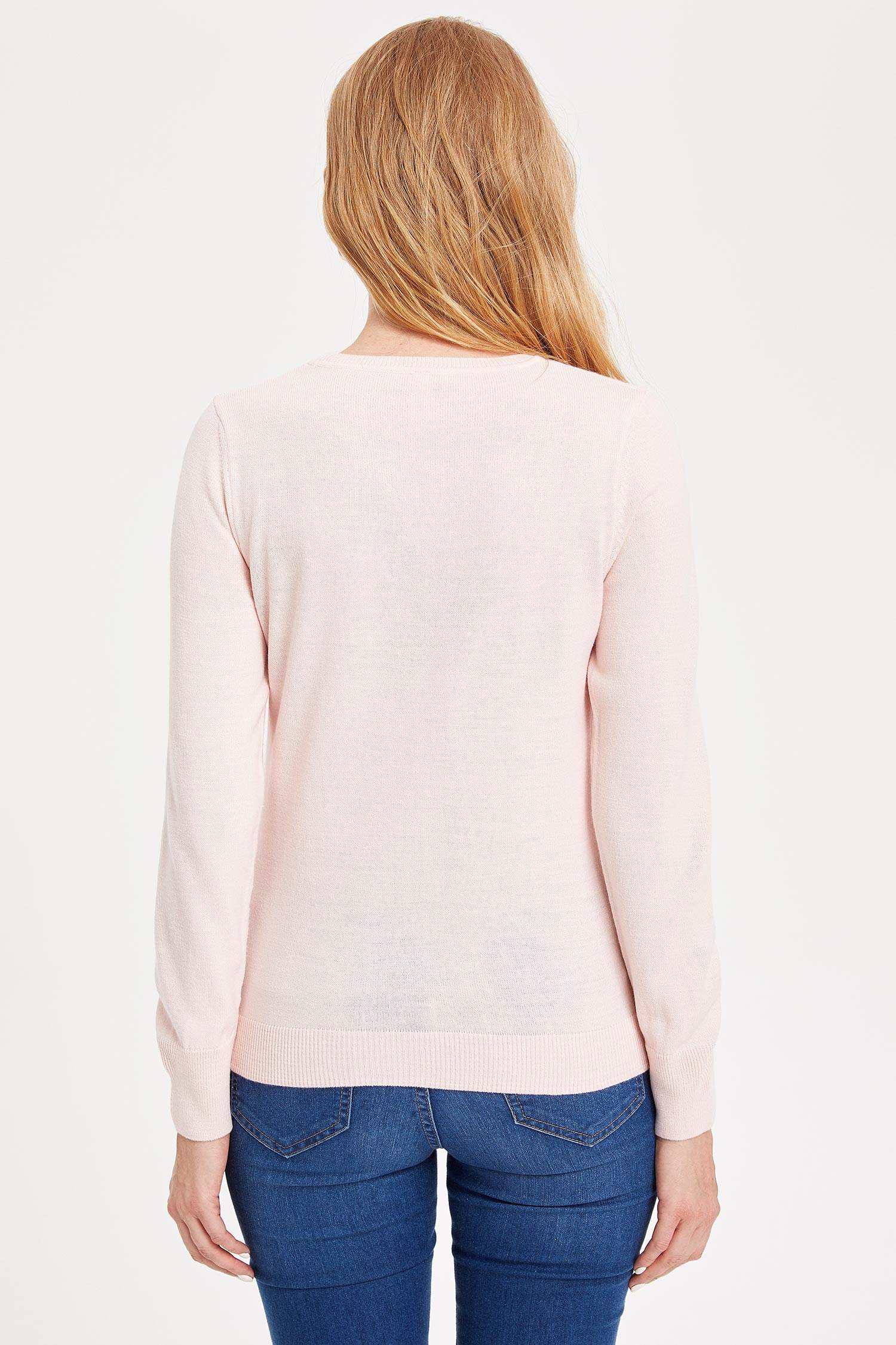 Defacto Basic Bisiklet Yaka Kazak. 4 Defacto Basic Bisiklet Yaka Kazak. 4