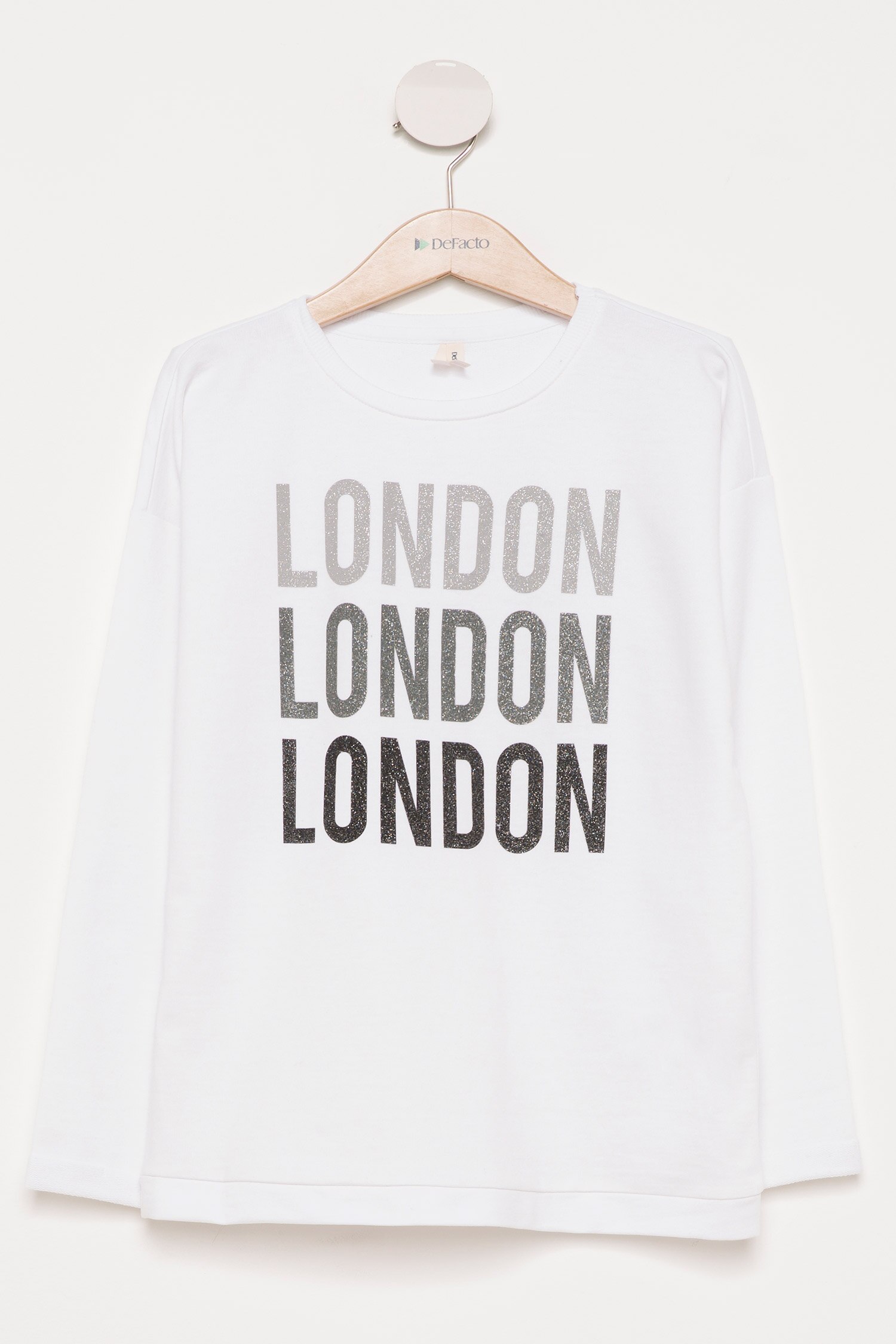 Defacto Baskılı Genç Kız Sweatshirt. 4 Defacto Baskılı Genç Kız Sweatshirt. 4