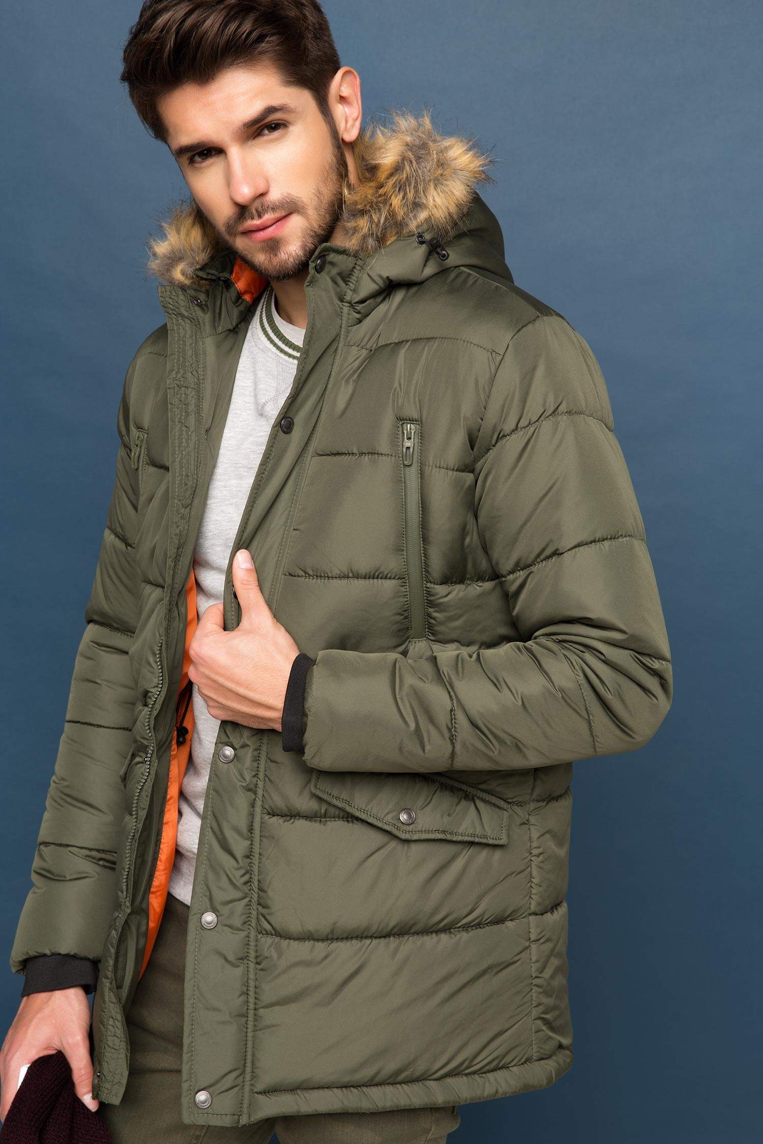 Defacto Slim Fit Parka. 1 Defacto Slim Fit Parka. 1