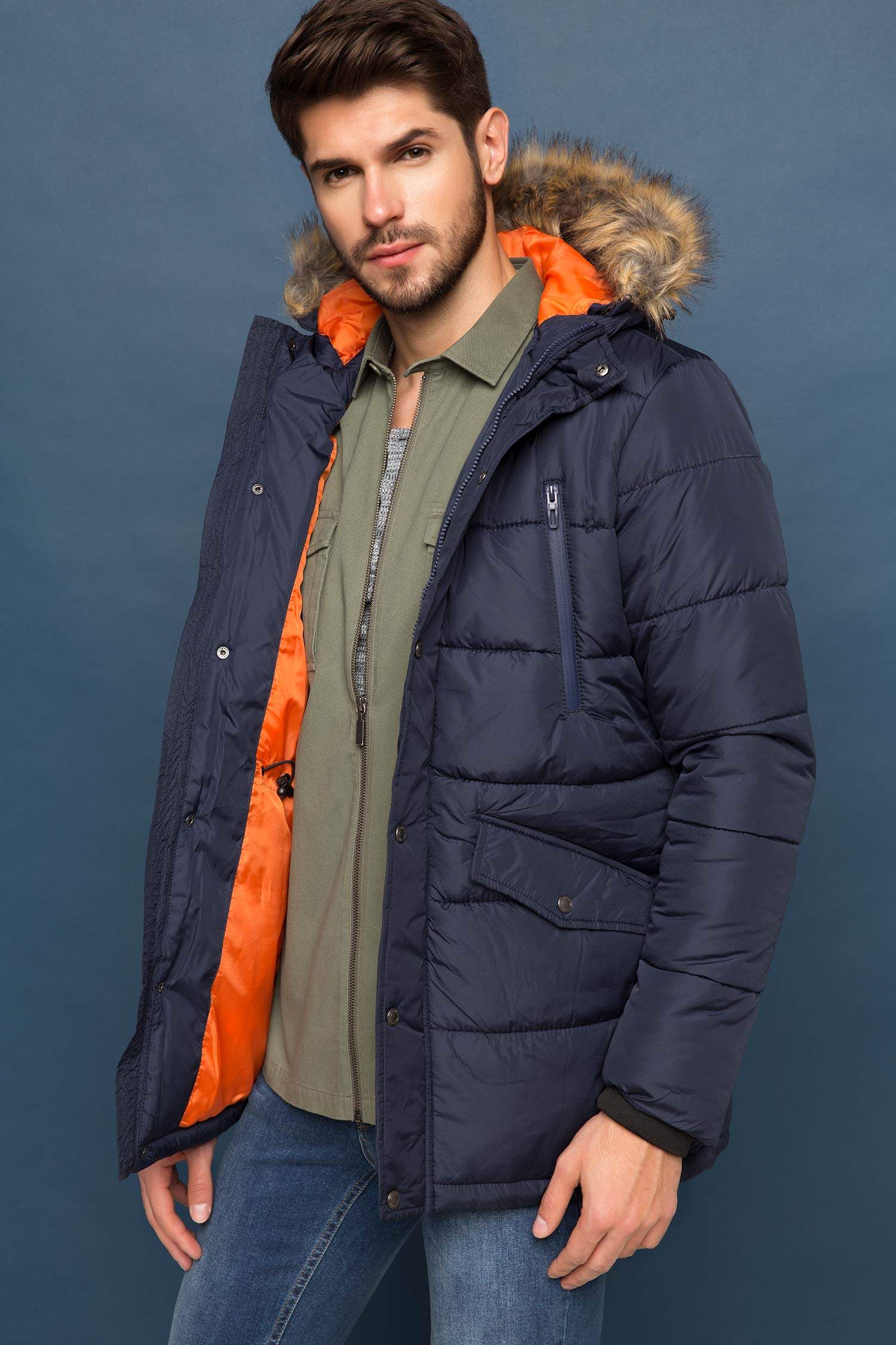 Defacto Slim Fit Parka. 4 Defacto Slim Fit Parka. 4