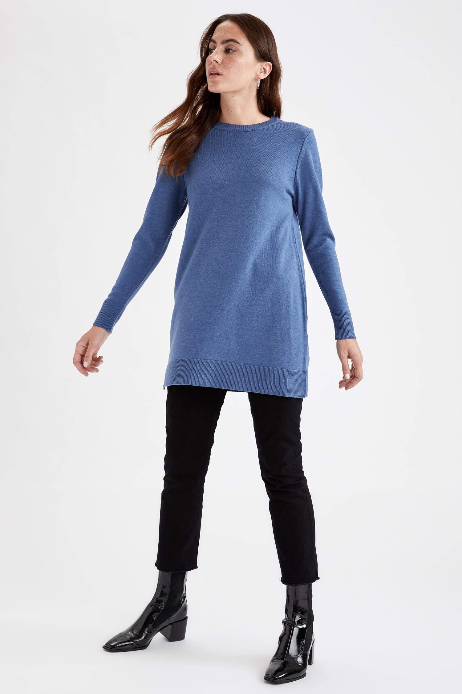 Basic Ekstra Yumuşak Triko Tunik