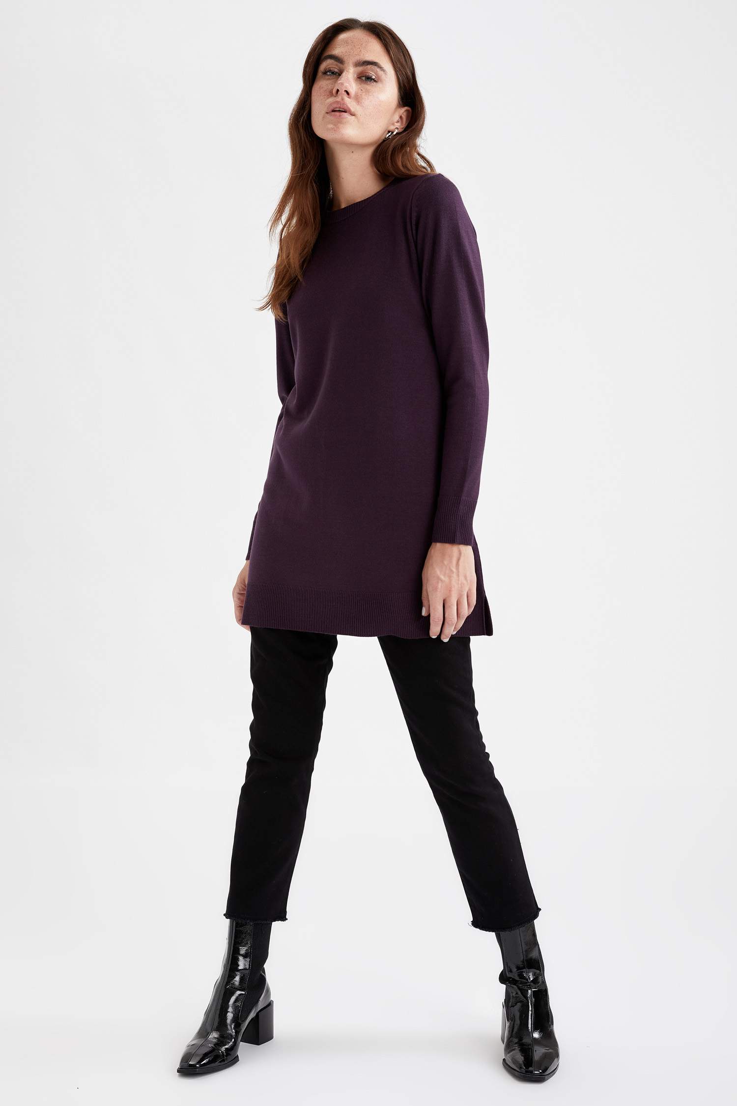 Basic Ekstra Yumuşak Triko Tunik