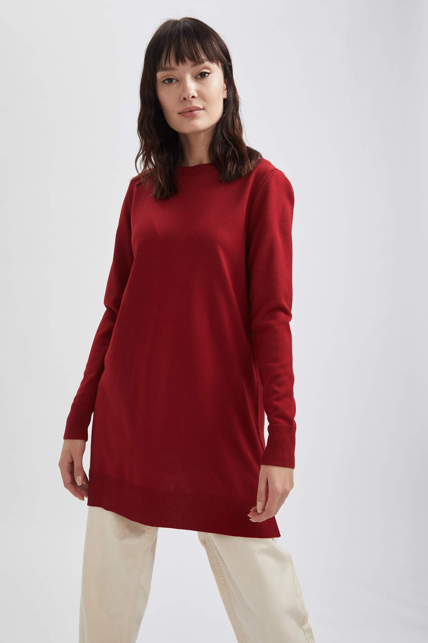 Basic Ekstra Yumuşak Triko Tunik
