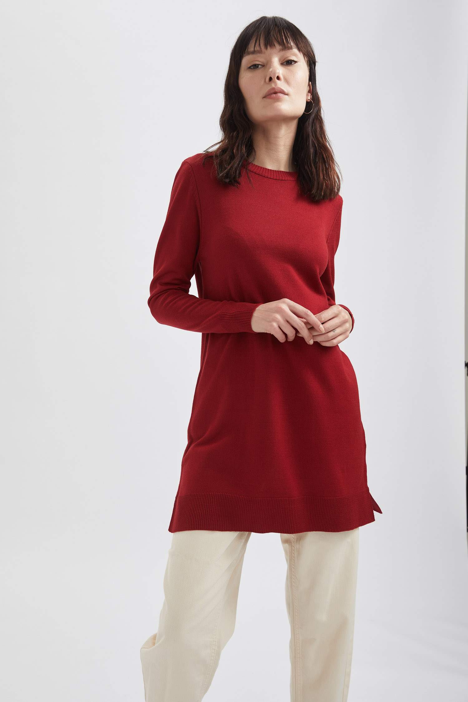 Basic Ekstra Yumuşak Triko Tunik