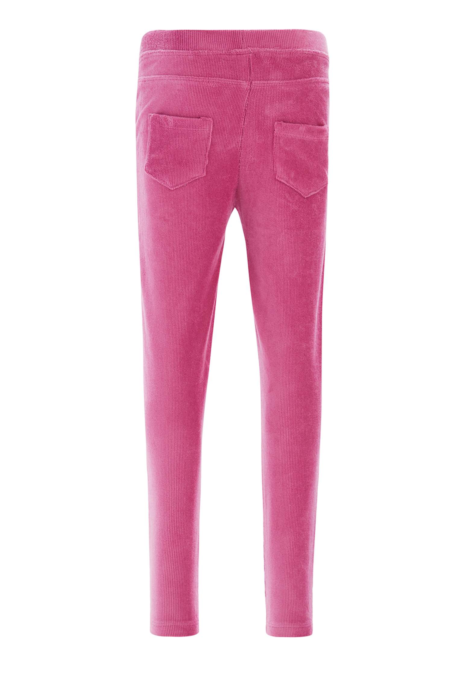 Kız Çocuk Slim Fit Bilek Boy Kadife Tayt