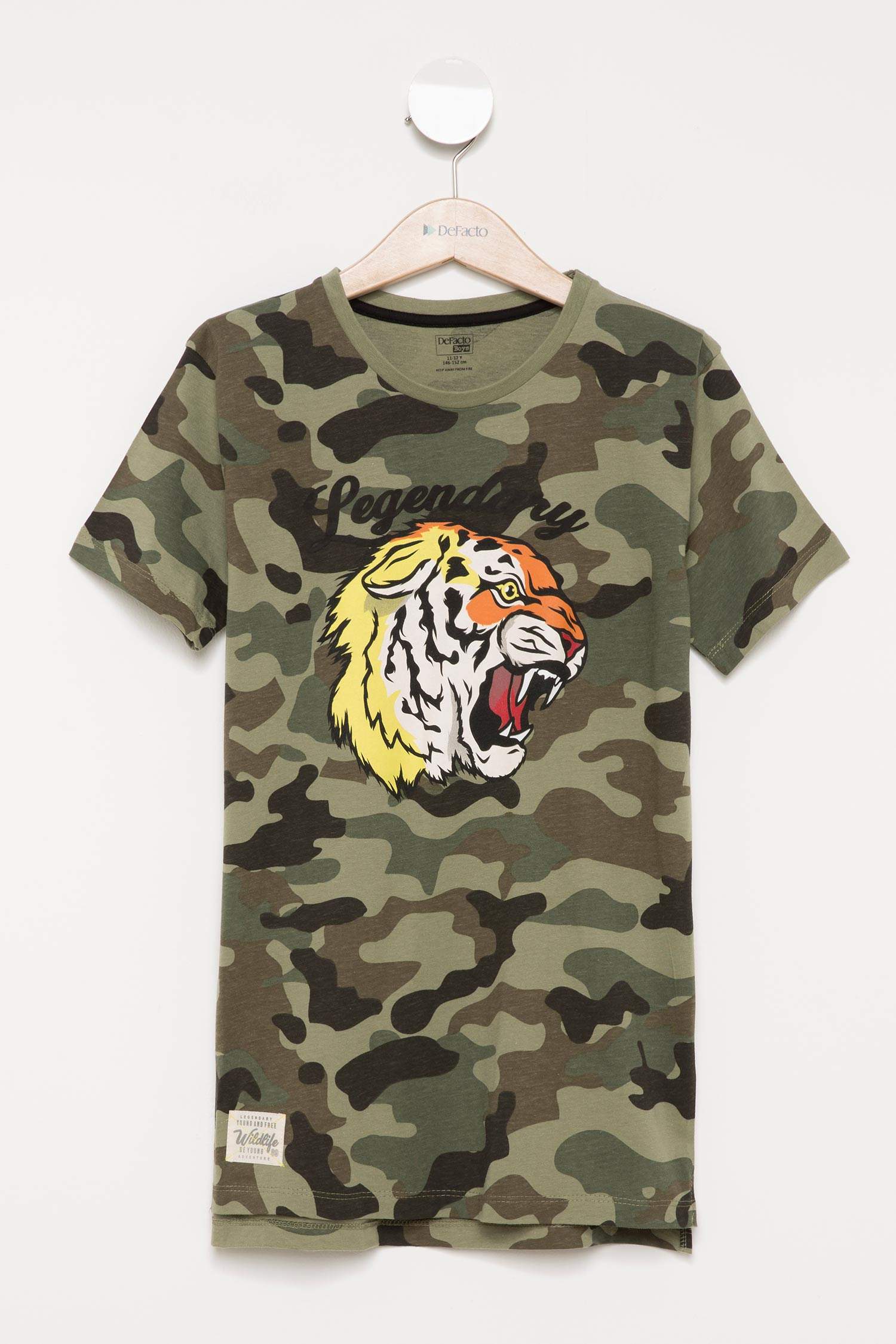 Defacto Genç Erkek Long Fit T-shirt. 4 Defacto Genç Erkek Long Fit T-shirt. 4